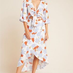 L*space tie front beach cover up dress